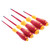 Wiha Insulated SoftFinish Slotted/Phillips Screwdriver Set (5 Piece Set) - 32091