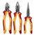 Wiha Insulated Industrial Pliers-Cutters Set - 3 Piece Set - 32981