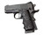 Hogue 1911 Officers Model Rubber Grip with Finger Grooves (Black) - 43000