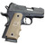 Hogue 1911 Officers Model Rubber Grip with Finger Grooves (FDE) - 43003