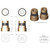 XS Power Tall Brass Post Adaptors M6 - 586