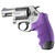 Hogue S&W J-Frame Revolver Rubber Monogrip with Finger Grooves (Purple) - 60006