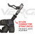 Scott "VERGE" Hybrid Hinge Wrist Strap Release (Black) - 6015BK