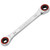 Powerbuilt Ratcheting Double Box-End E-Star Wrench - E10/E12 - 641760