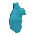 Hogue Taurus Revolvers OverMolded Rubber Monogrip with Finger Grooves (Aqua) - 67004