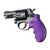 Hogue Taurus Revolvers OverMolded Rubber Monogrip with Finger Grooves (Purple) - 67006