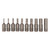 Wiha Hex SAE Bit Set (1/16" - 1/4") - 10 Piece Set - 72596