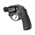 Hogue Ruger LCR/LCRx Revolvers OverMolded Rubber "Tamer" Monogrip without Finger Grooves (Black) - 78030