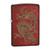49475DRAGON Zippo Windproof Lighter Golden Dragon (Candy Apple Red) - 79095