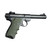 Hogue Ruger Mark II / Mark III Rubber Grip with Right Hand Thumb Rest & Finger Grooves (OD Green) - 82001