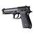 Hogue Taurus PT-99 Series Rubber Grip Panels (Black) - 99010