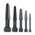 Knipex Rennsteig Double-Edged Fluted Screw Extractor Set - Size 1 to 5 (5-Piece) - 9R4719003
