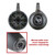 Audiopipe 8" 300 Watts Black Wakeboard Tower Pair with Built-in LED Lights - APMP-843TWR