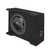 Audiopipe single 10" Shallow Mount Downfire Loaded Enclosure 400 Watts - APSB-10BDF