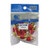 RCA COUPLER MALE;RED; BULLZ AUDIO; 10/BAG - BCMR