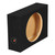 Qpower Single 12" Shallow Mount Sealed Empty Woofer Enclosure - QSHALLOW12SINGLE