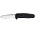 SOG Flare Assisted Folding Knife 3.5" Satin Plain Blade Black GRN Handles - FLA1001-CP