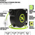 Flexzilla Retractable Extension Cord Reel 25' 16/3 AWG Grounded Triple Tap Indoor Outlet - FZ8160253