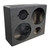 Installation Solution Universal Dual 6.5" Speaker & Dual Tweeter Enclosure Box - ISBOX-WD265-2TW