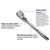 Williams 3/8" Drive Sealed Narrow Flex-Head Ratchet 36 Teeth - JHWB-52EHFB