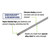 Williams Endurogrip Screwdriver: Slotted 3/8" x 8" with Hex Bolster - JHWSDR-28
