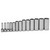 Williams 3/8" Drive Deep SAE Socket Set on Clip Rail 6-Point (13 Piece) - JHWWSBD13HRC