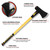 Performance Tool 8-Pound Splitting Maul with Fiberglass Handle Black/Yellow - M7111