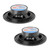 Pyle Marine 4" Dual Cone Speakers (Black) - PLMR41B
