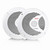 Pyle Marine 6.5" Dual Cone Speakers (White) - PLMR60W
