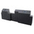 QPower "QBOMB" 2019 - 2024 Jeep Gladiator Dual 10" Sealed Empty Woofer Enclosure - QBGLADIATOR10