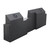 QPower "QBOMB" 2019 - 2024 Jeep Gladiator Dual 10" Sealed Empty Woofer Enclosure - QBGLADIATOR10