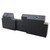 QPower "QBOMB" 2019 - 2024 Jeep Gladiator Dual 12" Sealed Empty Woofer Enclosure - QBGLADIATOR12