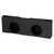QPower "QBOMB" Chevy/GMC Crew Cab '07-'13 Dual 12" Vented Empty Woofer Box - QBGMC07212
