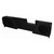 QPower "QBOMB" Chevy/GMC Double Cab '14-'24 Dual 10" Empty Woofer Box - QBGMC10 2014 DCAB