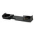 QPower "QBOMB" Chevy/GMC Double Cab '14-'19 Dual 12" Empty Woofer Box - QBGMC12 2014 DCAB