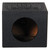 Qpower Single 10" Sealed Woofer Enclosure withh Bed Liner Spray - QBOMB10SSINGLE