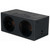 Qpower Dual 15" Sealed Woofer Enclosure withh Bed Liner Spray - QBOMB15S