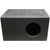Qpower Single 6.5" Enclosure Vented QBOMB with Spray liner - QBOMB65VLSINGLE