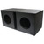 Qpower QBOMB Dual 8" Slot Ported Empty Enclosure - QBOMB8V