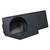 QPower "QBOMB" Dodge Ram Quad Cab 02-18 Single 12" Sealed Empty Woofer Enclosure - QBSDODGE124DR