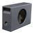 QPower Single 10" Universal Vented Truck Box Finished w/Bed Liner - QBSHALLOW110V