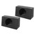 Qpower QBOMB Single 10" Empty Woofer Box. Mounts behind seat. Sold in pairs - QBTRUCK110