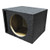 Single 10" Slot Ported Vented Heavy Duty Empty Woofer Enclosure - QHD110V
