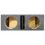Qpower Dual 12" Ported Heavy Duty Enclosure with Divider - QHD212VDIV