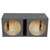 Qpower 2 Hole 15" Vented Woofer Box with 1" MDF face - QHD215V