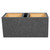 EMPTY WOOFER BOX DUAL 15" SQUARE;VENTED;MDF;QPOWER - HD215 VENT SQ