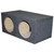 Dual 15" Sealed Heavy Duty Square Empty Woofer Box - QMPSQ15E