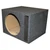 QPower Single 10" Slot-Ported Vented Empty Woofer Enclosure - SBASS10V