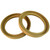 Nippon MDF Speaker Ring with Recess with Bezel: 6-1/2" x 3/4" Extension (pair) - RING65BZ