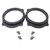 Audiopipe - Toyota 6x9" to 8" PVC Plastic Adapter Ring Spacer Black (Pair) - RING-PVCA69-8